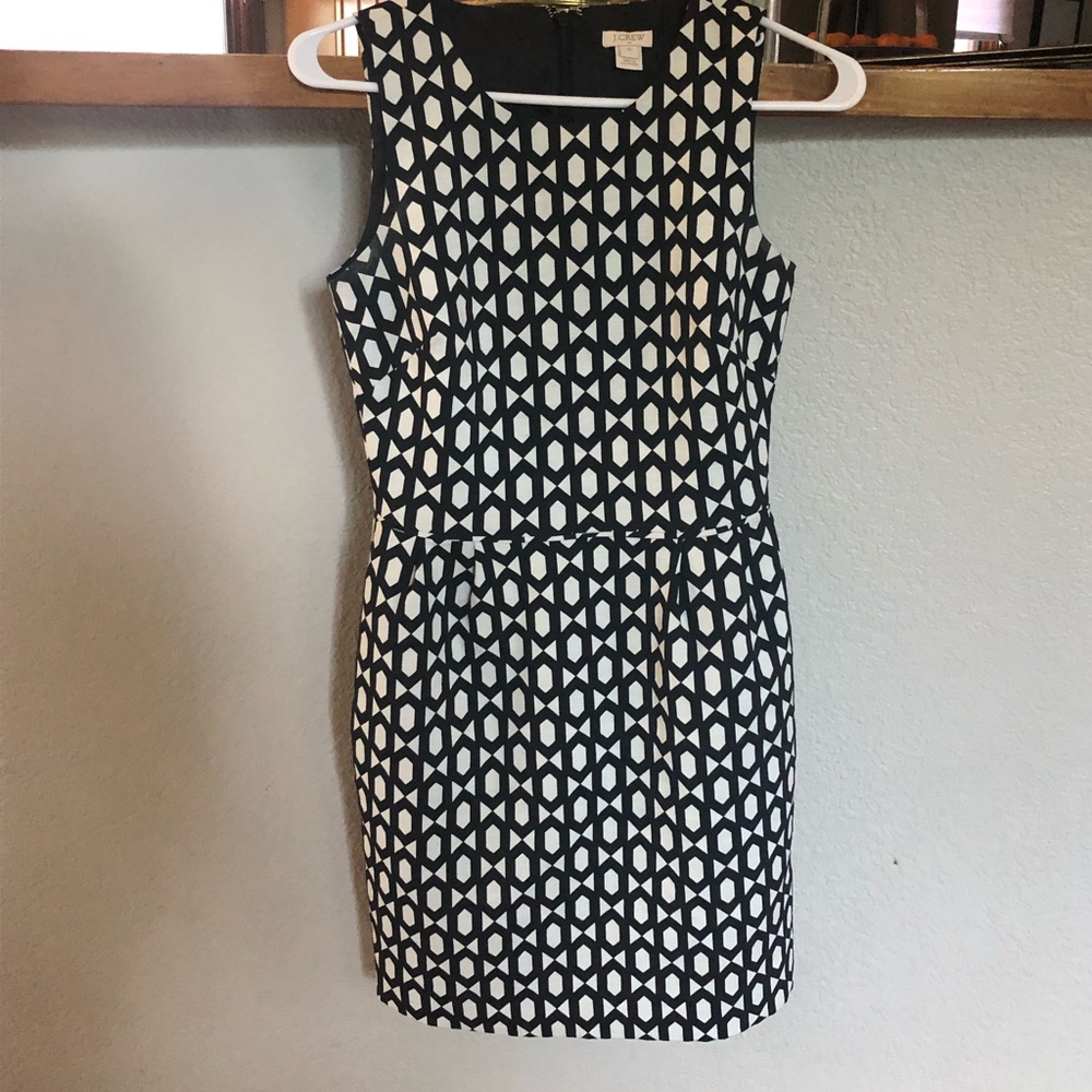 formal black and white dress